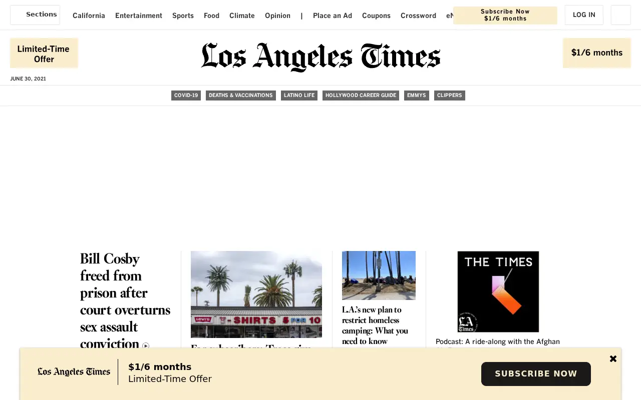 latimes.com in 2021