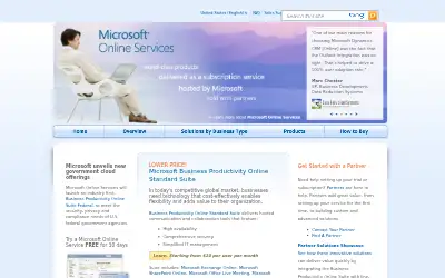 microsoftonline.com in 2010