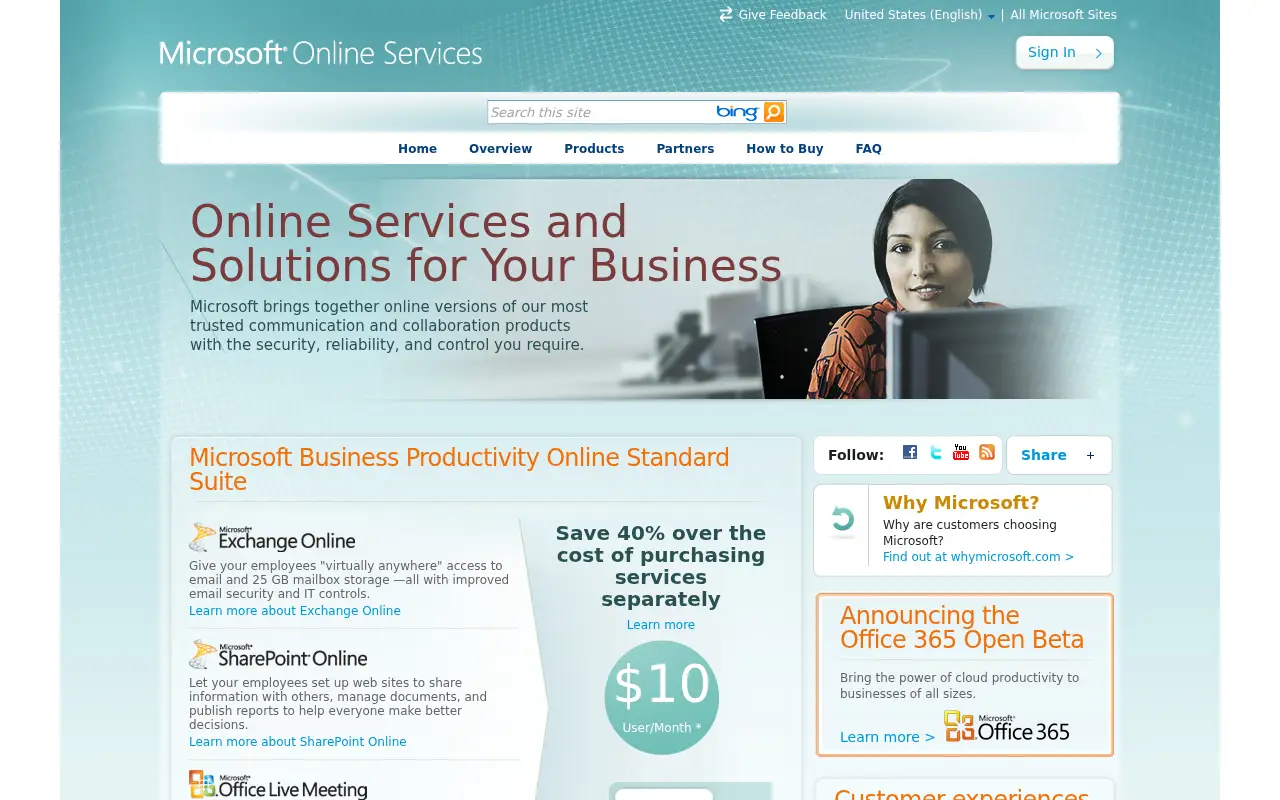 microsoftonline.com in 2011