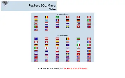 postgresql.org in 2001