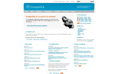 postgresql.org in 2008