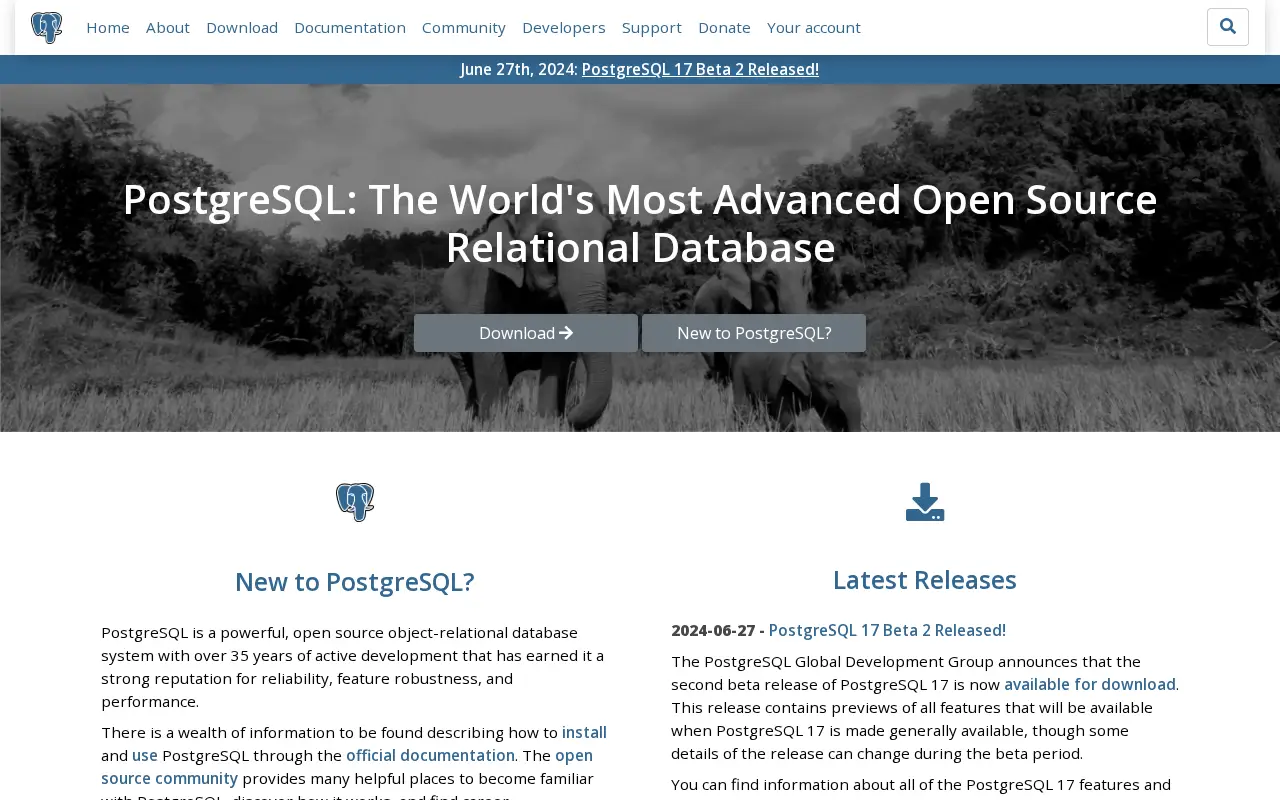 postgresql.org in 2024