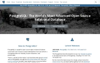 postgresql.org in 2025