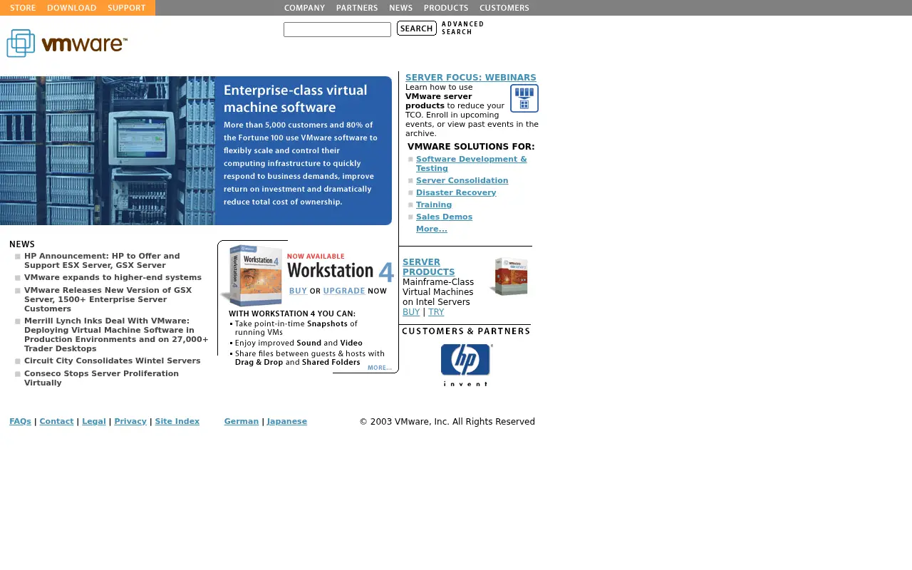 vmware.com on June 11, 2003