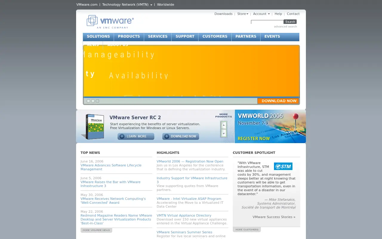 vmware.com on July 5, 2006