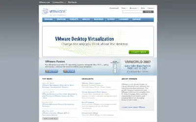 vmware.com in 2007
