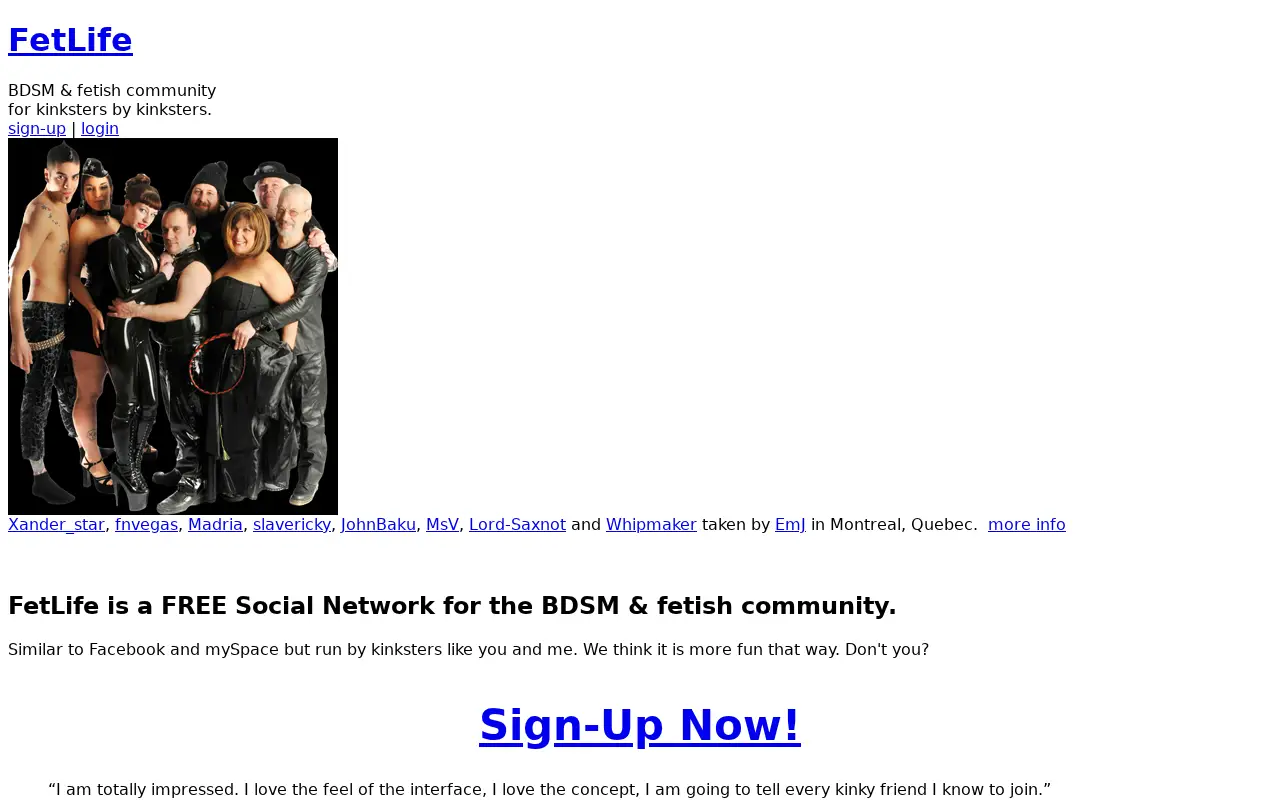 fetlife.com on June 27, 2009