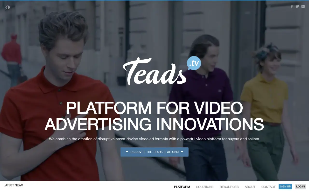 teads.tv in 2014