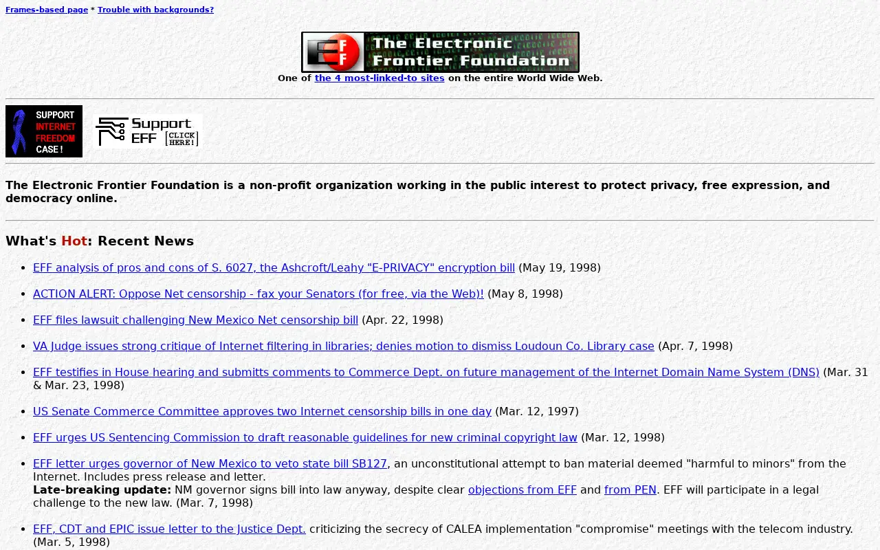 eff.org on May 20, 1998