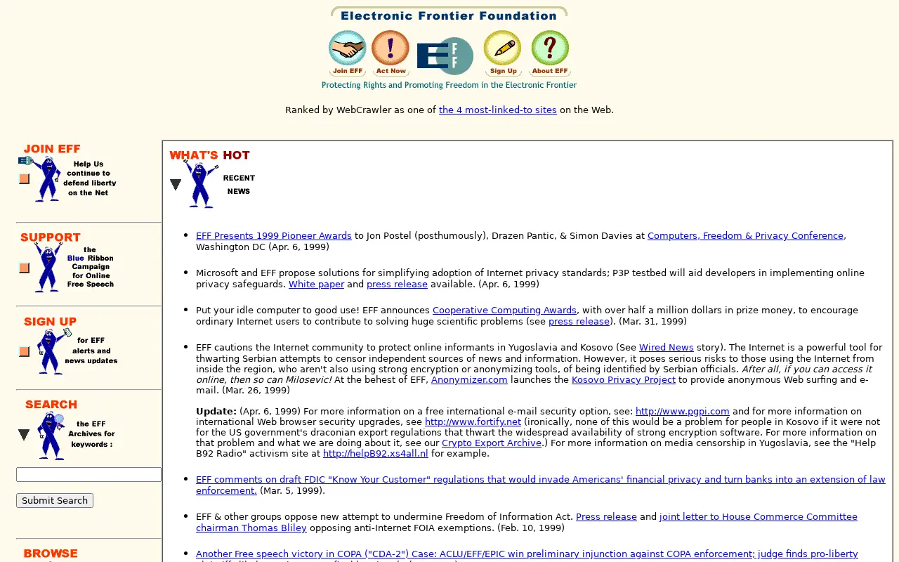 eff.org on April 29, 1999