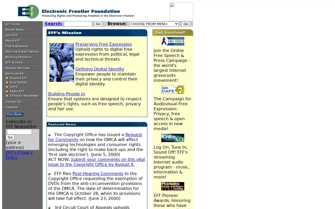 eff.org in 2000