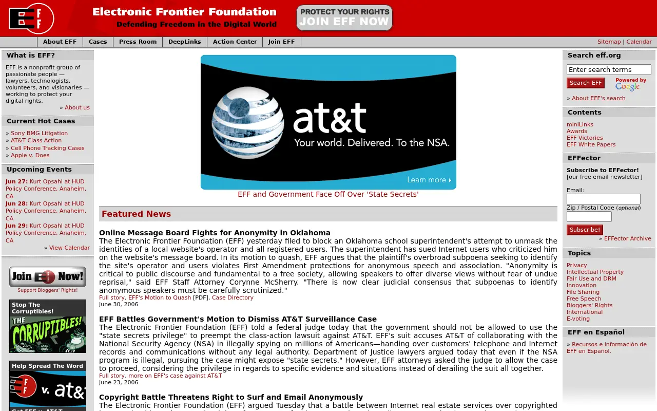 eff.org on July 1, 2006