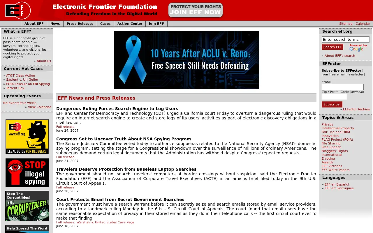 eff.org in 2007