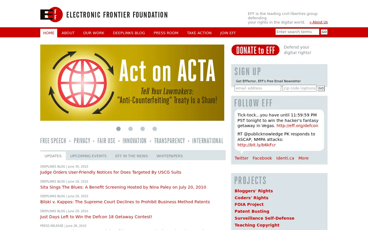 eff.org on July 1, 2010