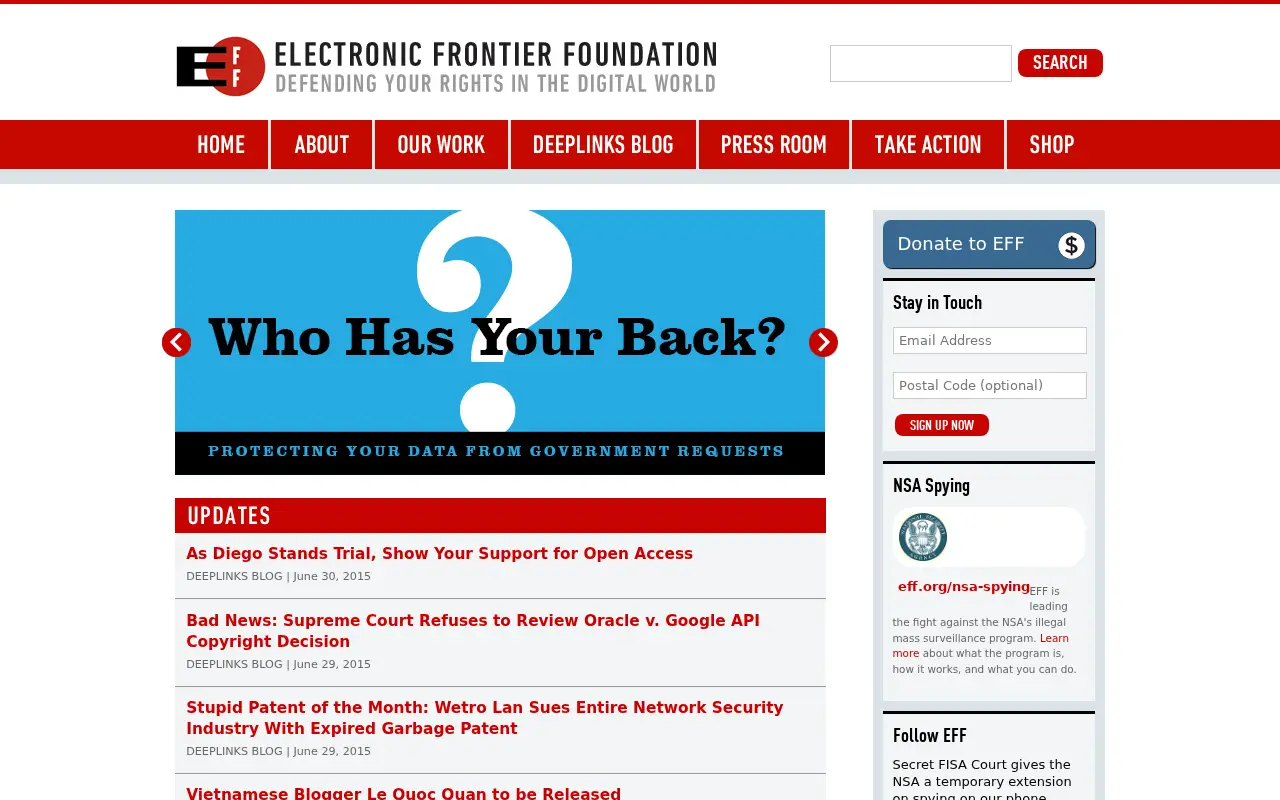 eff.org on June 30, 2015