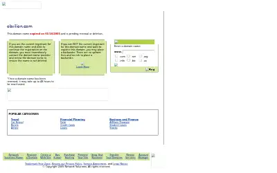 obvilion.com in 2005