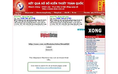 xoso.com.vn in 2011
