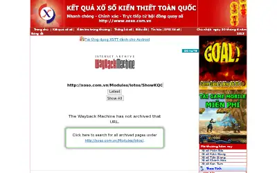 xoso.com.vn in 2013