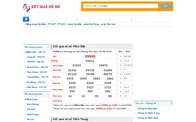 xoso.com.vn in 2015