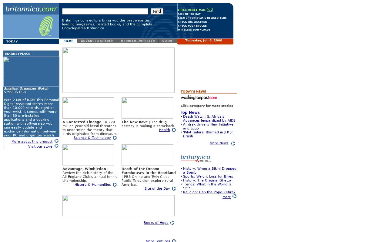 britannica.com in 2000