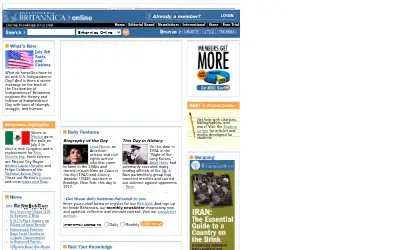 britannica.com in 2006