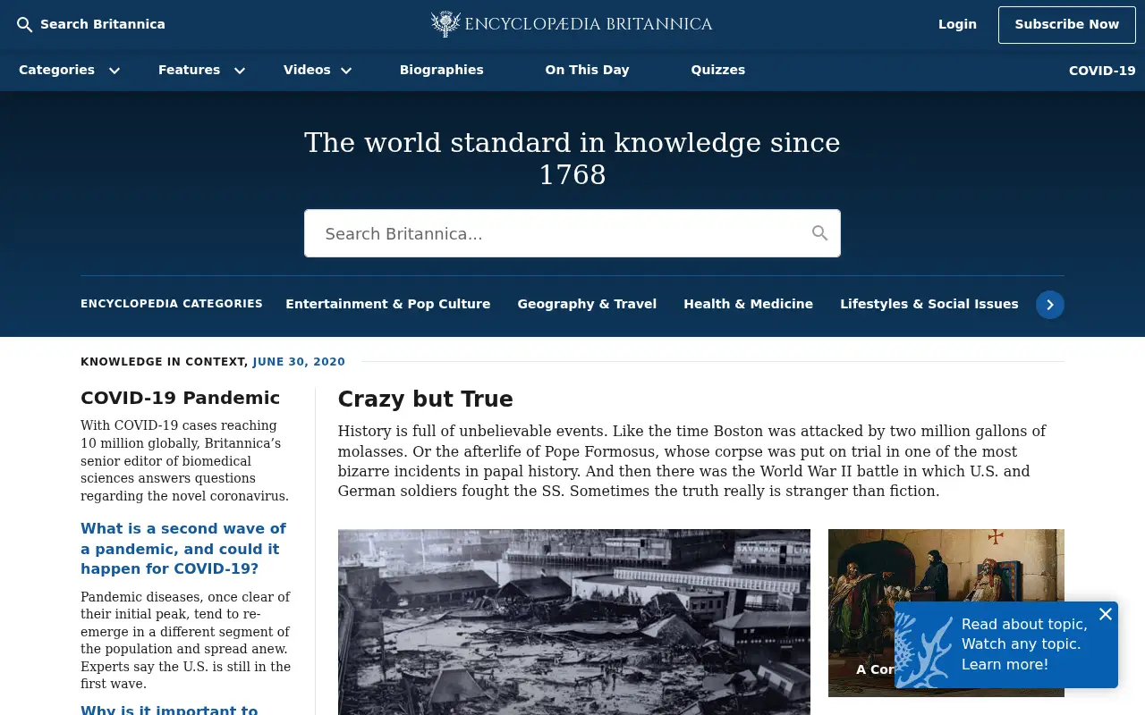 britannica.com in 2020