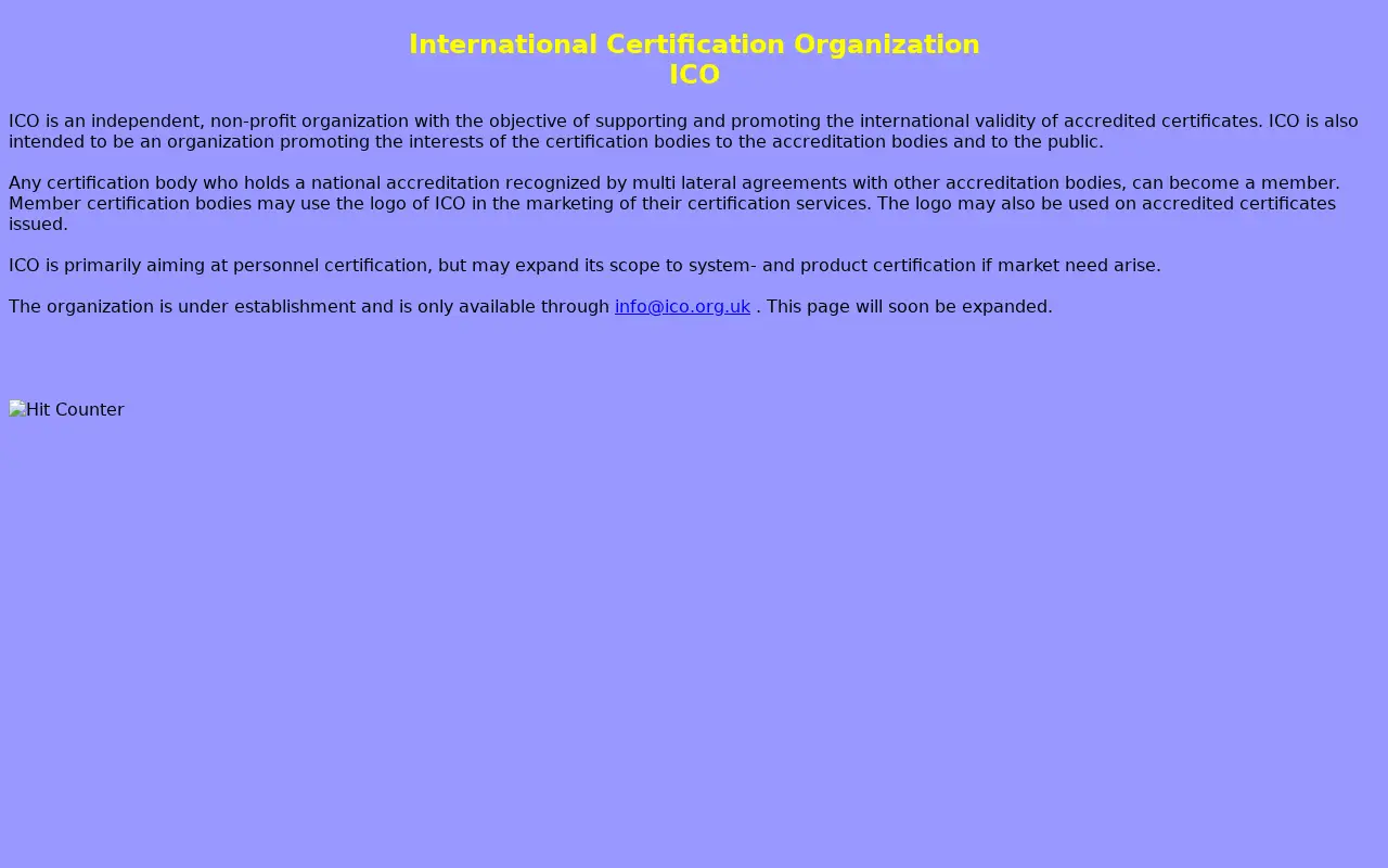 ico.org.uk in 2007