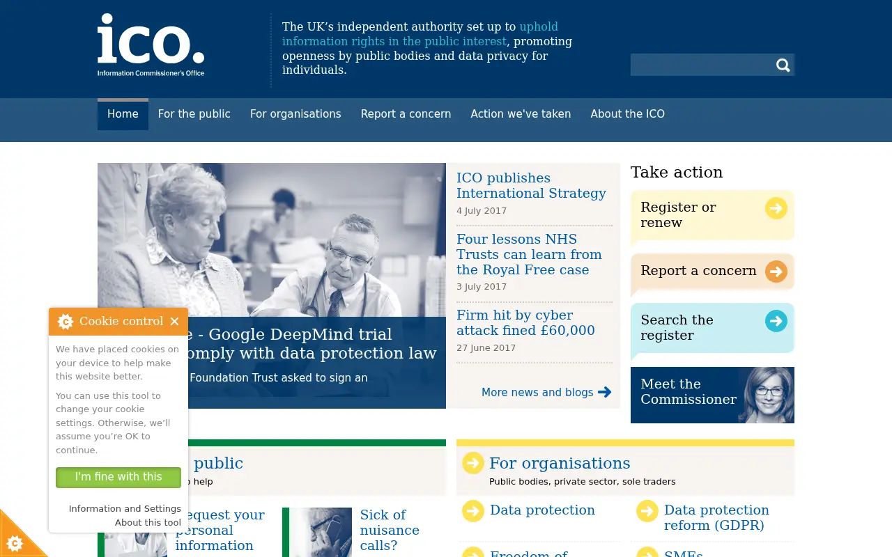 ico.org.uk in 2017