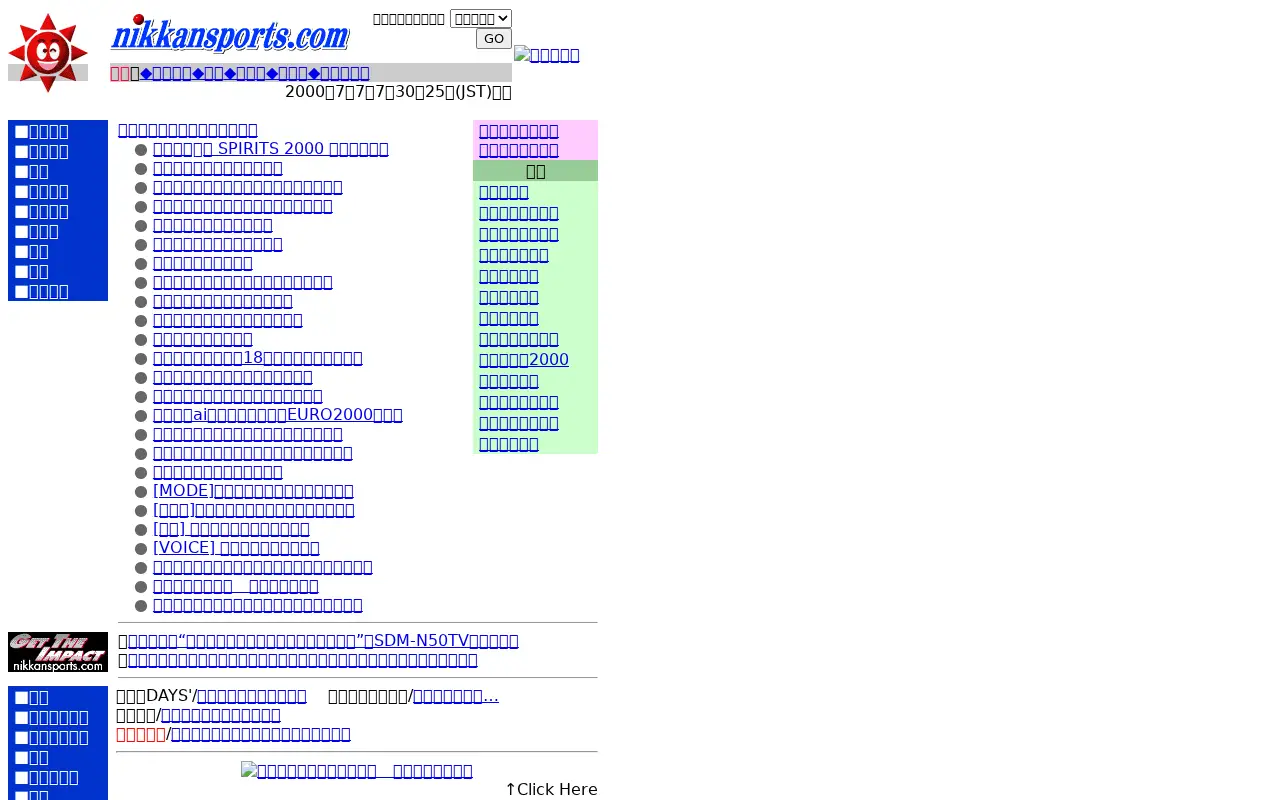 nikkansports.com on July 6, 2000
