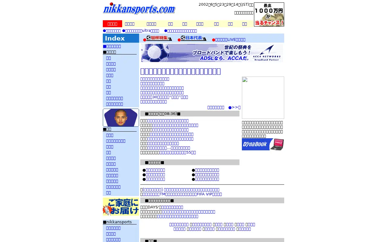 nikkansports.com on June 5, 2002