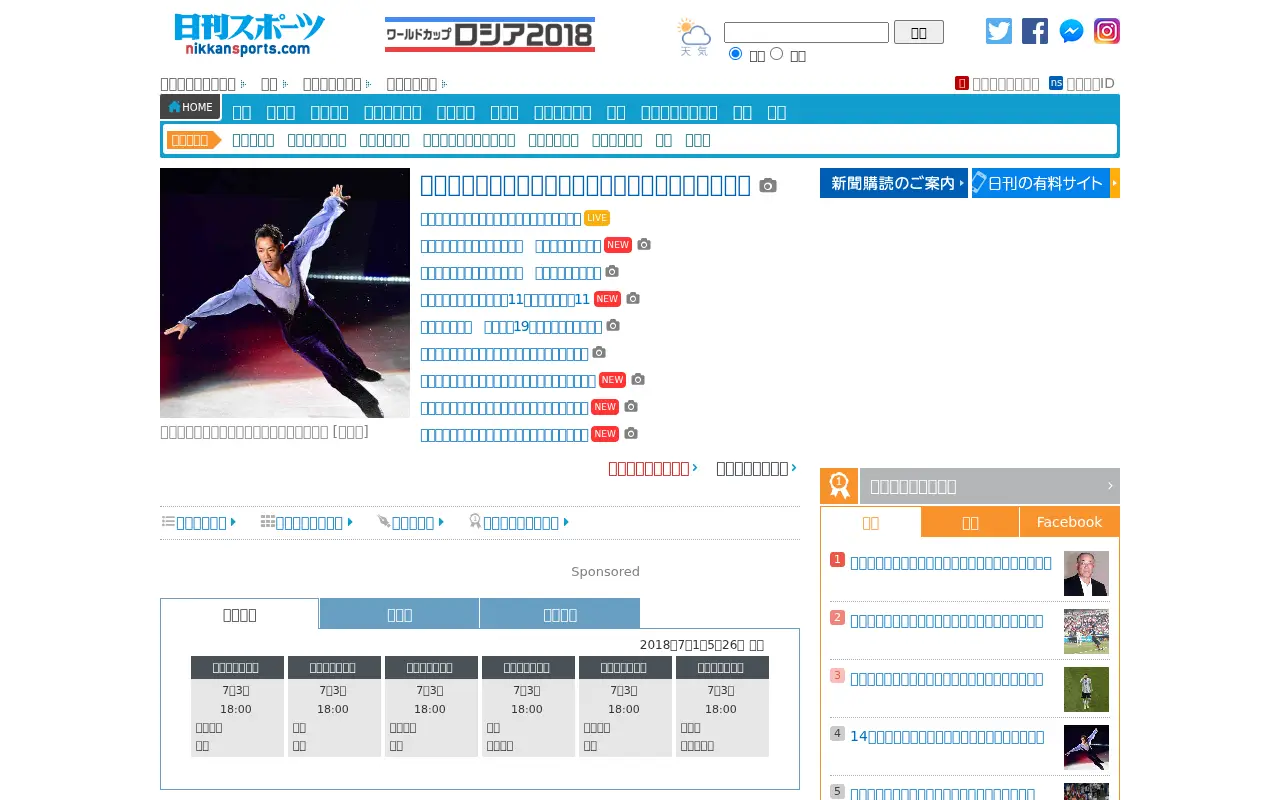 nikkansports.com in 2018