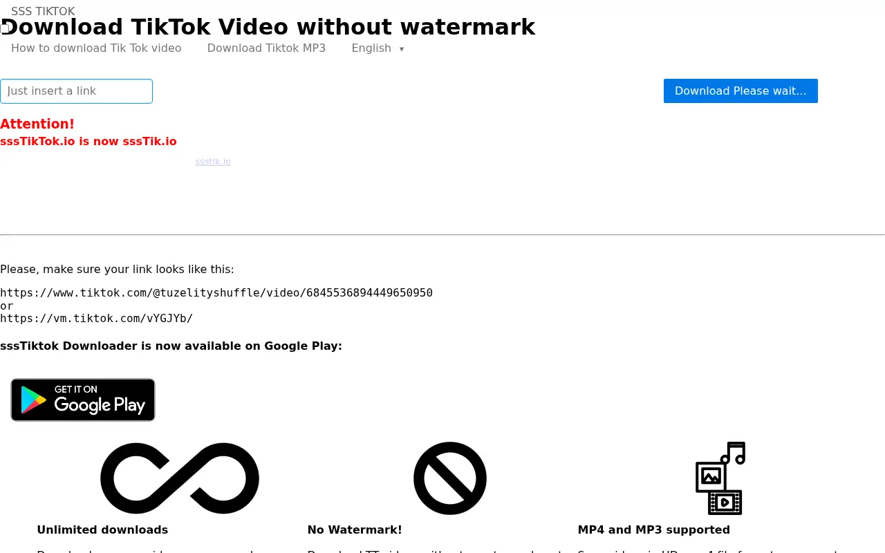 ssstik.io in 2020