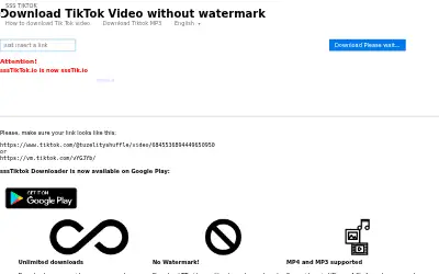 ssstik.io in 2020