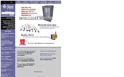 sun.com in 1998