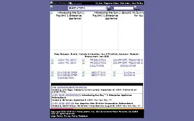 sun.com in 1999