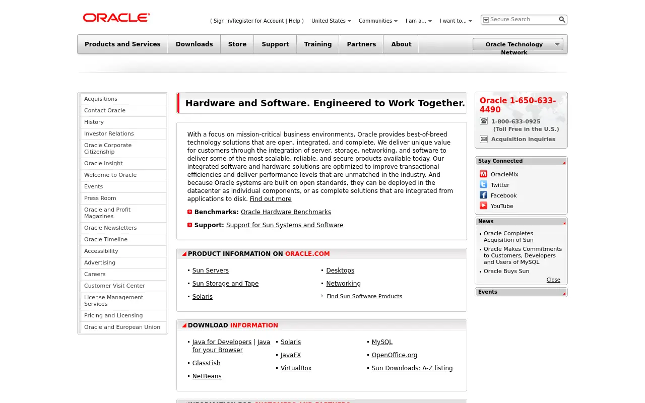 sun.com in 2011