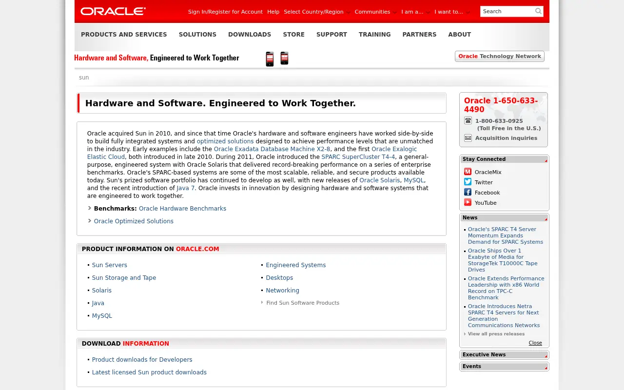 sun.com in 2013
