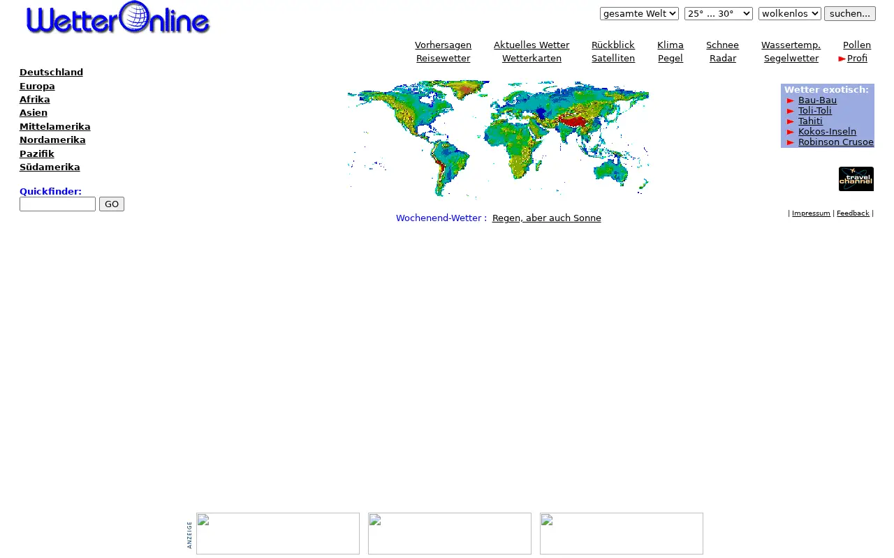 wetteronline.de on April 30, 1999