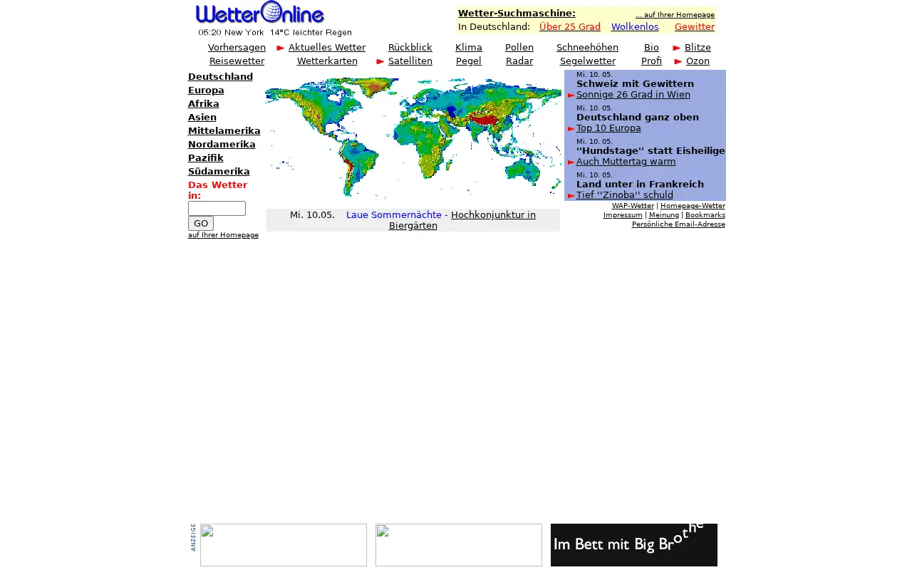 wetteronline.de in 2000
