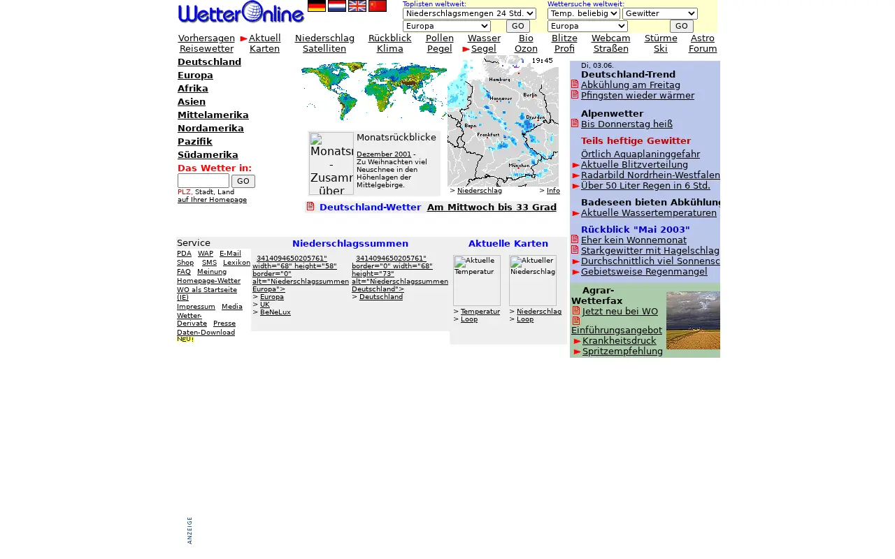 wetteronline.de on June 20, 2003