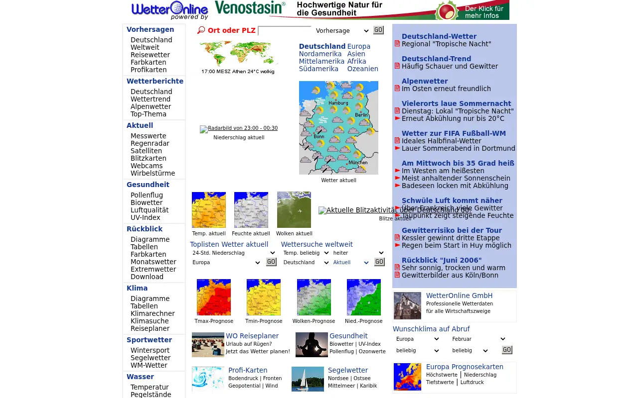 wetteronline.de on July 4, 2006