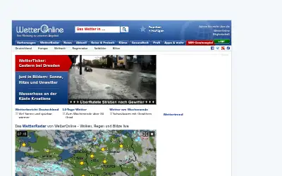 wetteronline.de in 2014