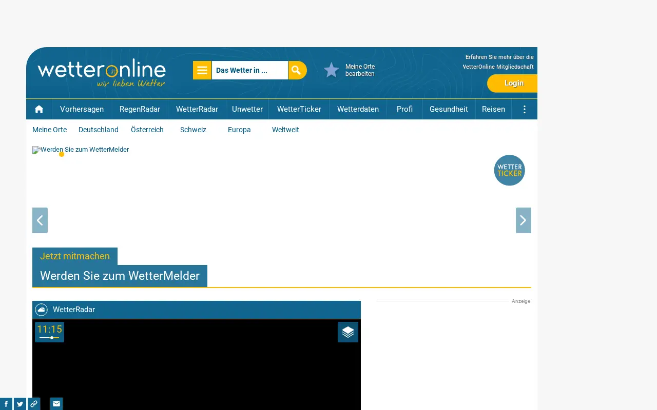 wetteronline.de on June 25, 2018