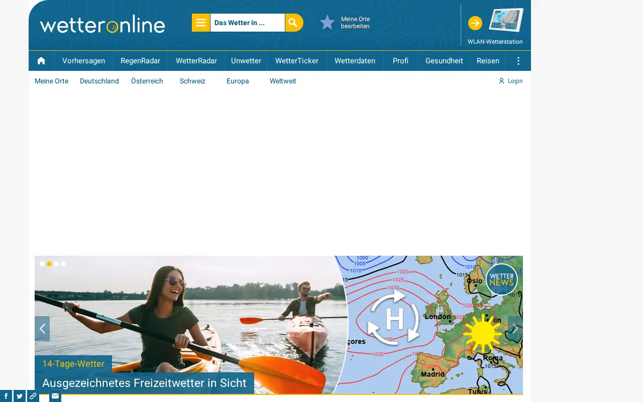 wetteronline.de on July 1, 2022