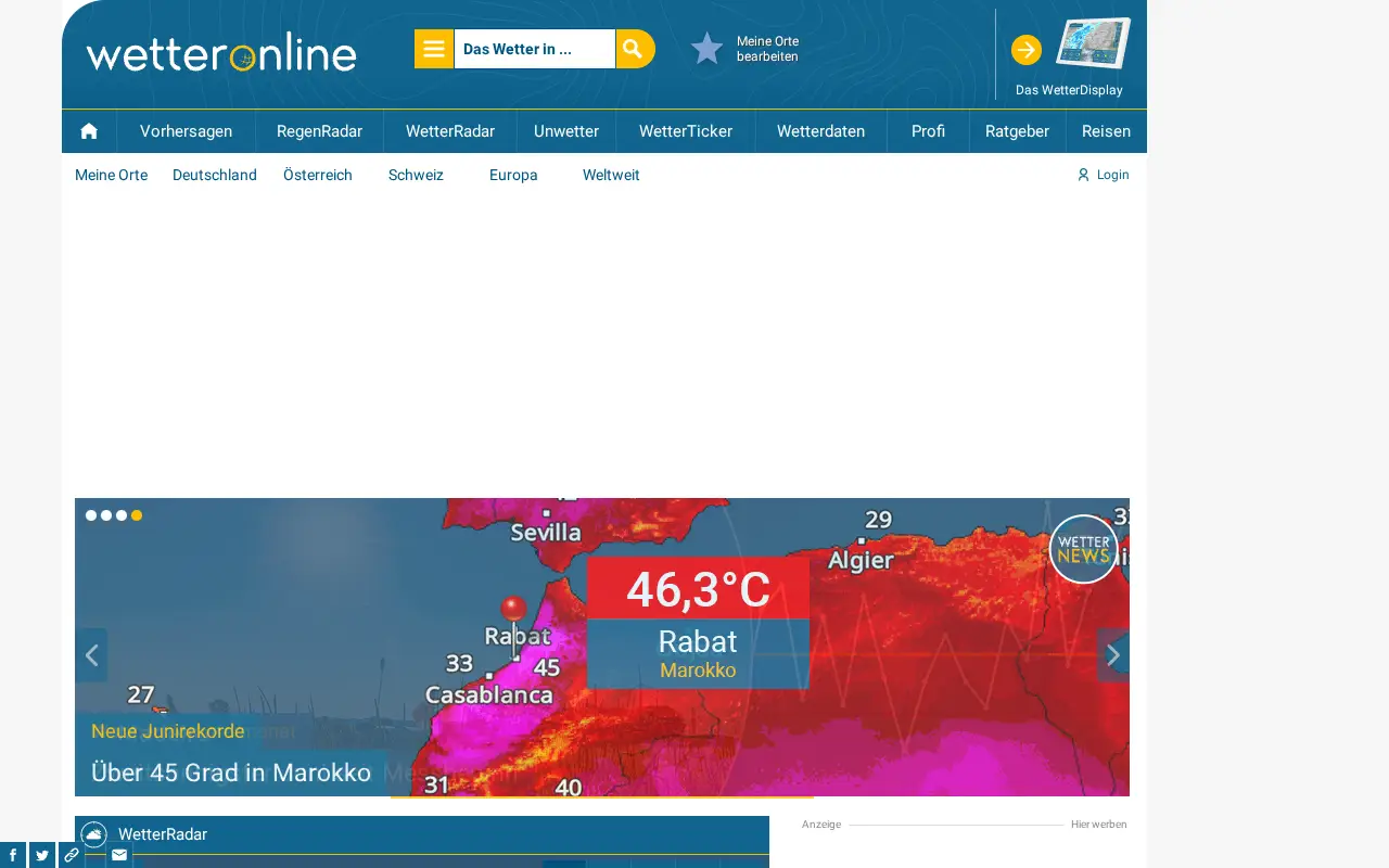 wetteronline.de on July 1, 2023
