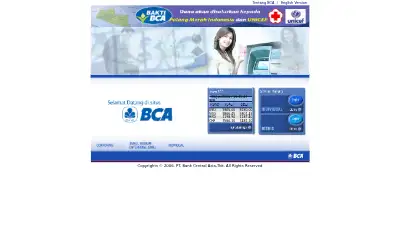 klikbca.com in 2006