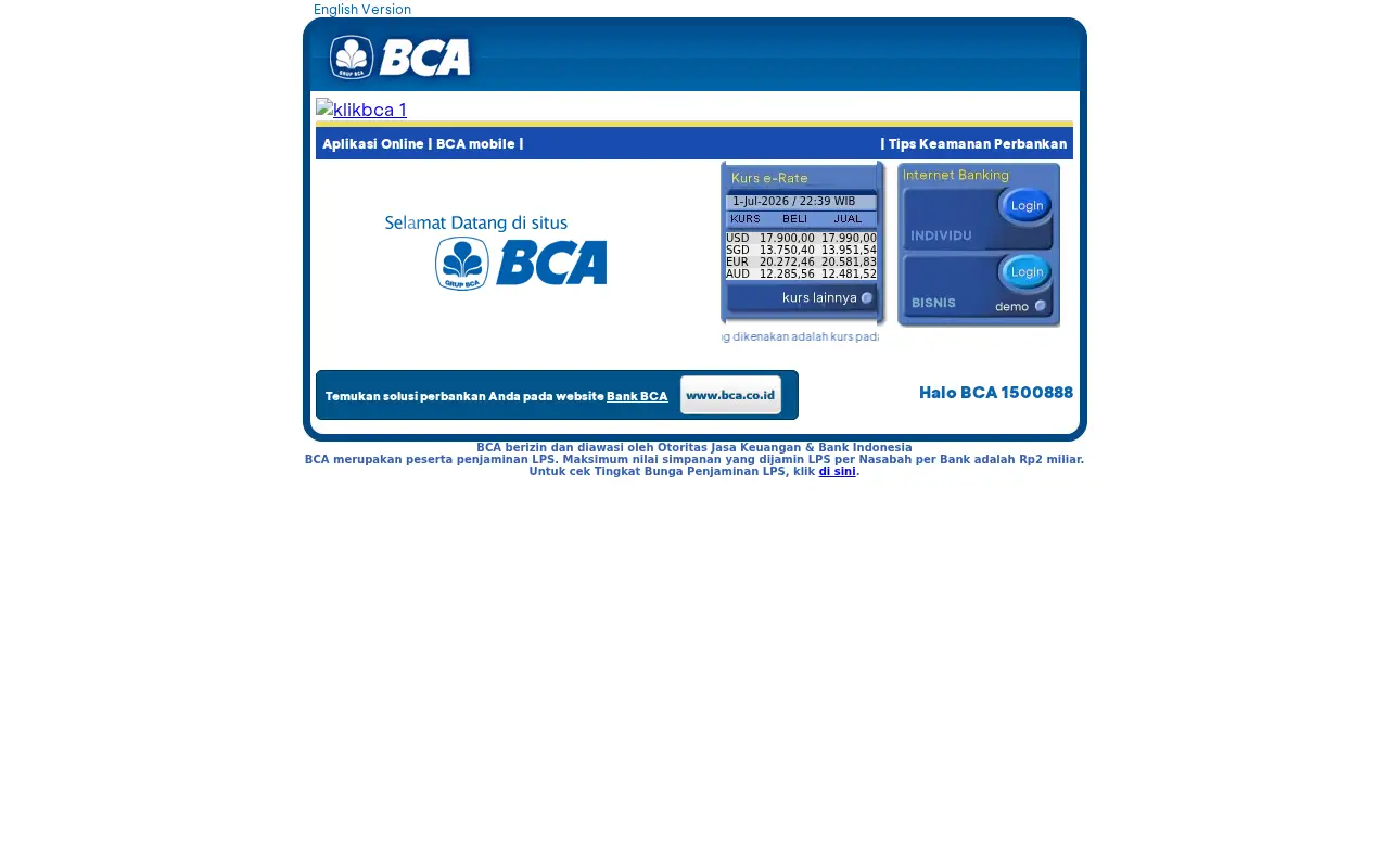 klikbca.com in 2026
