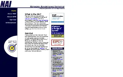 networkadvertising.org in 2005
