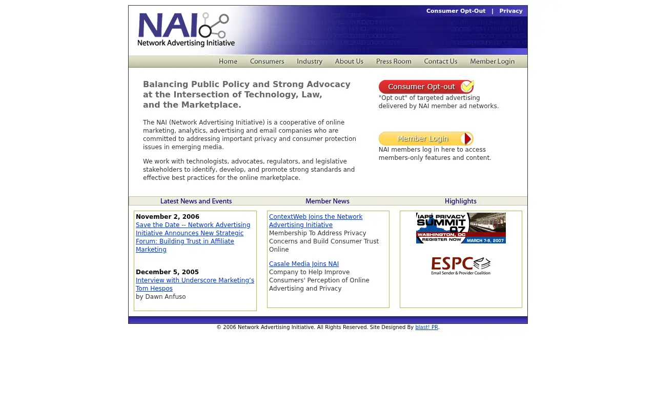 networkadvertising.org in 2007