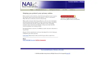 networkadvertising.org in 2008